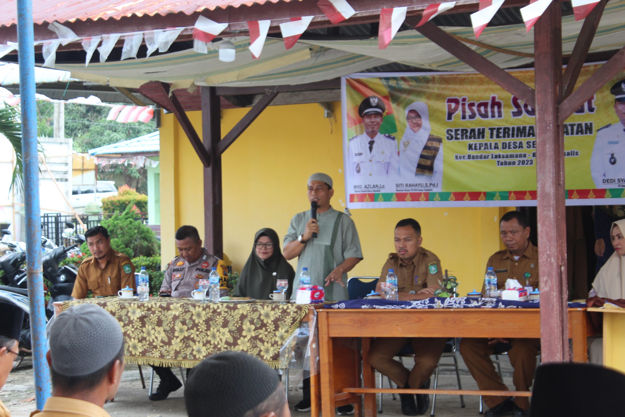 PISAH SAMBUT SERAH TERIMA JABATAN KEPALA DESA SEPAHAT KEC. BANDAR ...